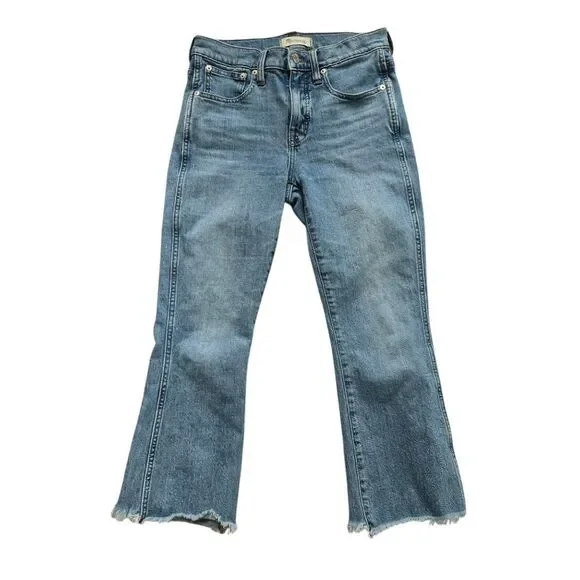Madewell Blue Cropped Jeans - Picture 3 of 14